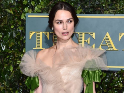 Keira Knightley talked about the difficulties of navigating fame as a woman (Matt Crossick/PA)