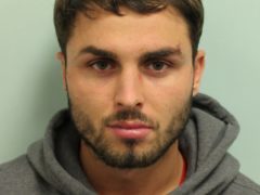 Arthur Collins who is challenging his 20-year jail sentence for a nightclub acid attack (PA/Met Police)