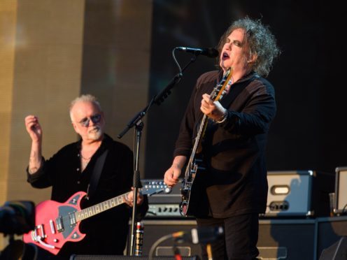The Cure performing at the British Summer Time festival in London (Matt Crossick/PA)