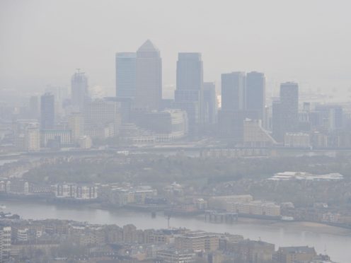 WHO said 52% of children in high income countries are exposed to high levels of air pollution (Nick Ansell/PA)