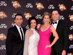 Bruno Tonioli (left) Shirley Ballas, Dame Darcey Bussell and Craig Revel Horwood will appear together on the Strictly tour (Ian West/PA)