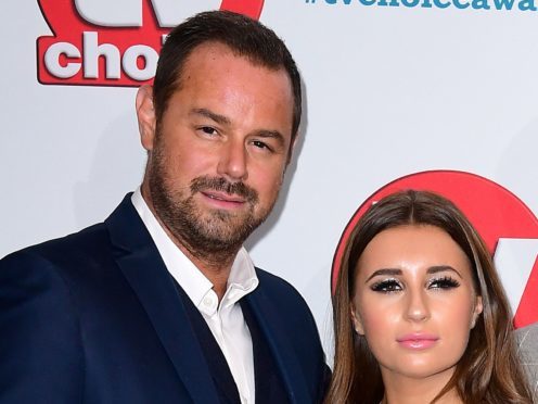 Dani Dyer and her father Danny Dyer (Ian West/PA)