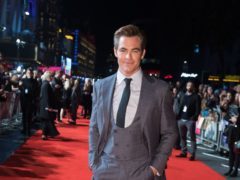 Chris Pine on the red carpet (David Parry/PA)