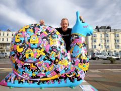 DJ Norman Cook, also known as Fatboy Slim, raises money in Brighton and Hove (Gareth Fuller/PA)