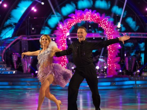 Stacey Dooley and her dance partner Kevin Clifton on Strictly Come Dancing (BBC/PA)