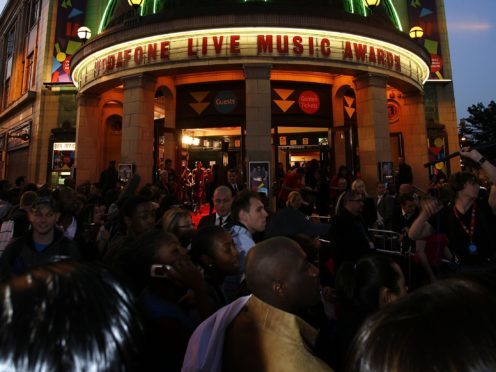 General view of the Vodafone Live Music Awards 2008, held at the Carling Brixton Academy in South London. (Matt Crossick/PA)