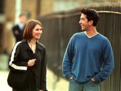 Filming takes place in London for an episode of Friends (PA)