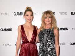 Kate Hudson wished her mother Goldie Hawn happy birthday as the Hollywood actress turned 73 (Ian West/PA Wire)