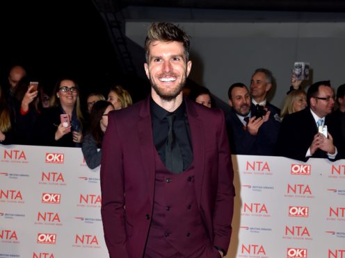 Joel Dommett said he had stitches (Matt Crossick/PA)