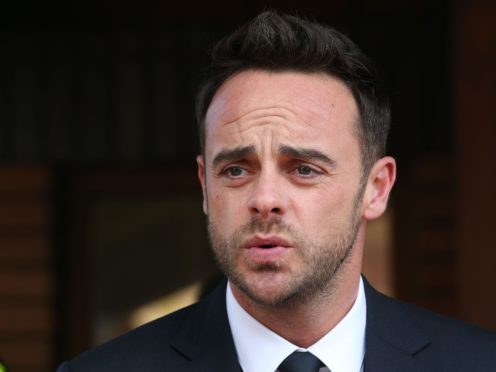 Ant McPartlin (Jonathan Brady/PA)