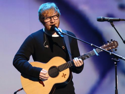 Ed Sheeran (Greg Allen/PA)