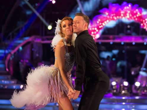 Strictly’s Stacey Dooley and Kevin Clifton on ‘pressure’ of being favourites (Guy Levy/BBC)