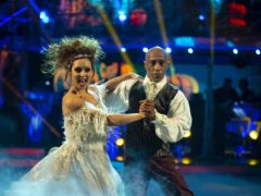 Strictly’s Amy Dowden praises Danny John-Jules after she suffered an ankle injury (Guy Levy/BBC)
