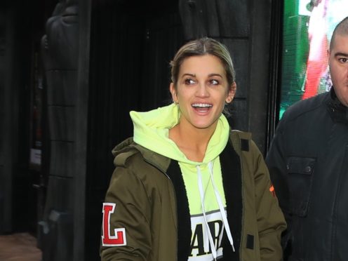 Strictly Come Dancing star Ashley Roberts arrives at Blackpool Tower Ballroom for Strictly Come Dancing rehearsals.