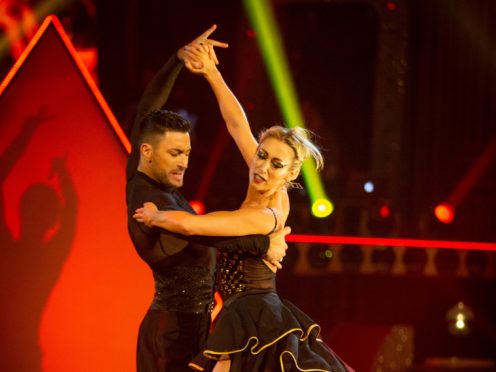 Faye Tozer’s paso doble earned her a score of 38 out of a possible 40 points (Guy Levy/PA)