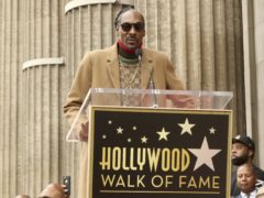 Snoop Dogg said he hopes he can be a positive influence on the next generation of rappers as he was honoured with a star on the Hollywood Walk of Fame (Willy Sanjuan/Invision/AP)