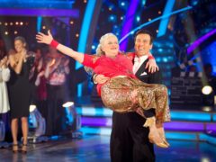 Ann Widdecombe on Strictly (Guy Levy/BBC)