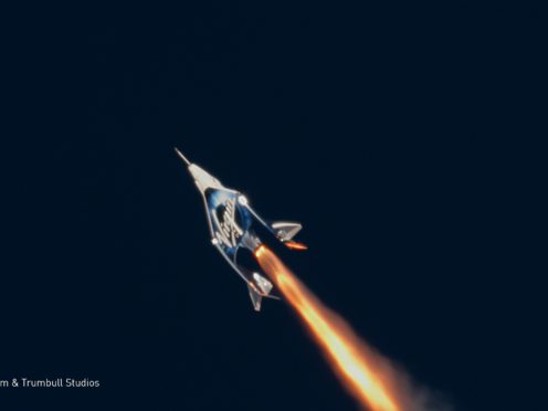 Virgin Galactic’s First Spaceflight (MarsScientific.com/Trumbull Studios/PA)