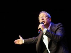 Ben Elton performs at the Prince’s Trust Comedy Gala 2012, at the Royal Albert Hall, in central London (Dominic Lipinski/PA)