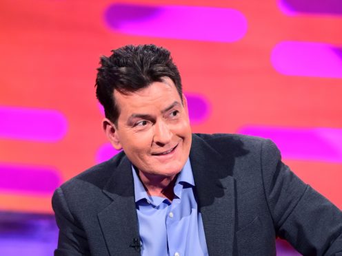 Charlie Sheen said he is ‘totally focused’ as he celebrated one year of sobriety (Ian West/PA)