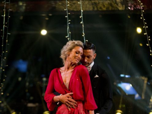 Faye Tozer and Giovanni Pernice. (Guy Levy/BBC)