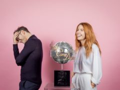 Kevin Clifton and Stacey Dooley (Guy Levy/BBC/PA)