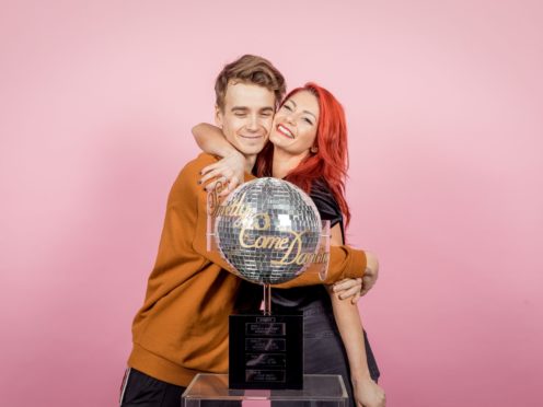 Dianne Buswell shared a loving tribute to her ‘special somebody’ Joe Sugg (Guy Levy/pA)