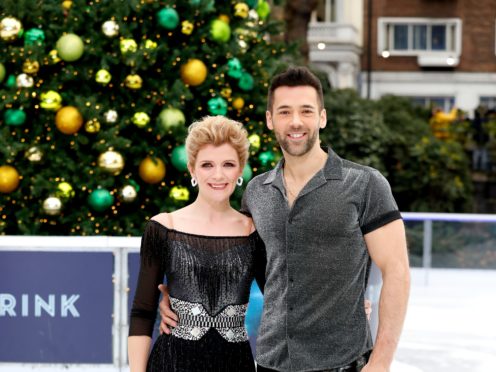 Jane Danson and Sylvain Longchambon (David Parry/PA)