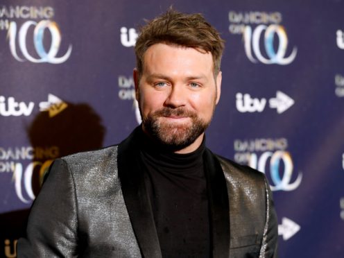Brian McFadden at the press launch for the new series of Dancing On Ice (David Parry/PA)