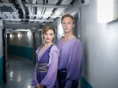 Will Tudor and Poppy Lee Friar in Torvill and Dean (ITV/Northern Ireland Screen)