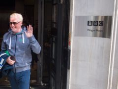 Chris Evans bids a festive farewell to Radio 2 (Andrew Matthews/PA)