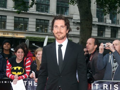 Christian Bale’s weight has fluctuated over the years (Lewis Whyld/PA)