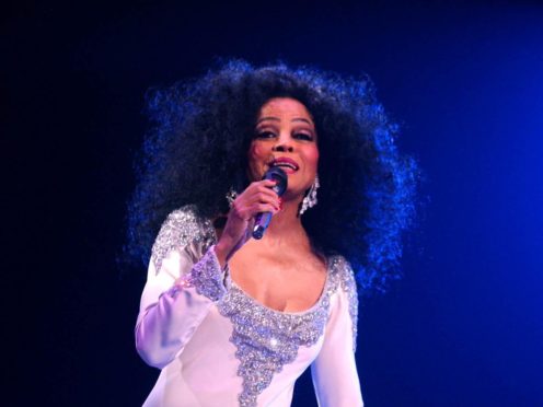 American diva Diana Ross performs live on stage at Wembley Arena (Andy Butterton/PA)