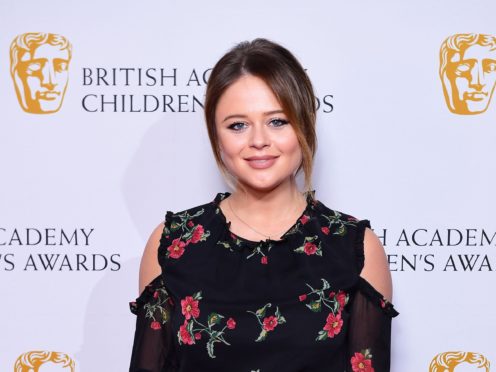 Emily Atack came second on the ITV programme (Ian West/PA)