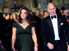 The Duke and Duchess of Cambridge attending the EE British Academy Film Awards in 2018 (Ian West/PA)
