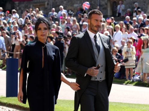 David and Victoria Beckham (PA)