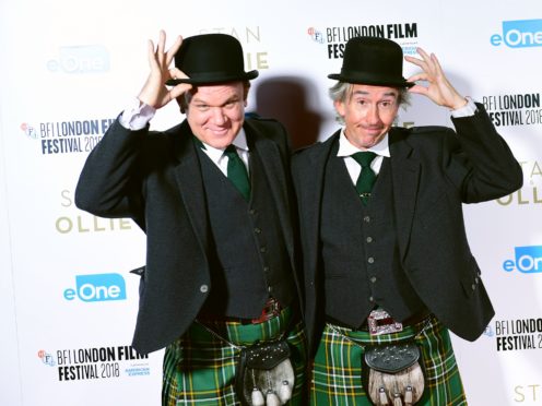 John C Reilly and Steve Coogan star in Stan And Ollie (Ian West/PA)