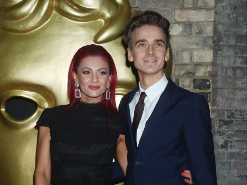 Dianne Buswell and Joe Sugg (Yui Mok/PA)