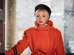 Helen George as Trixie Franklin in the Call The Midwife Christmas special (PA)