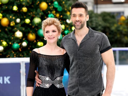 Jane Danson with Sylvain Longchambon (David Parry/PA)