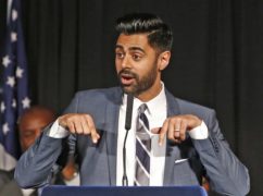 Comedian Hasan Minhaj has reacted after Netlix removed an episode of his satirical show in Saudi Arabia because it was deemed offensive to the kingdom’s rulers (Kathy Willens/AP)