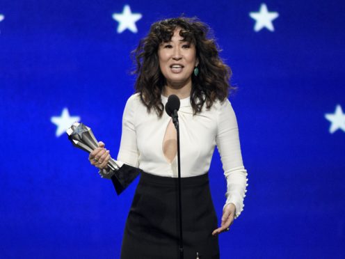 Sandra Oh paid tribute to her Killing Eve co-star Jodie Comer (Chris Pizzello/Invision/AP)