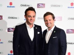 Anthony McPartlin (left) and Declan Donnelly attending Ant & Dec’s Saturday Night Takeaway Childline Ball at Old Billingsgate in London.