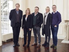 Cold Feet cast members (from the left) Robert Bathurst, Fay Ripley, John Thomson, Hermione Norris and James Nesbitt (Jonathan Ford/ITV)