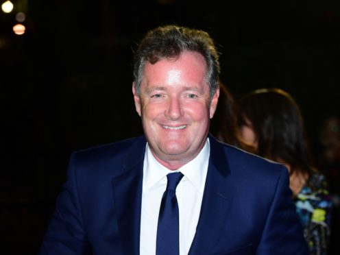 Piers Morgan was mocked by Jack Whitehall during the Brits (Ian West/PA)