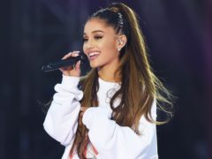 Ariana Grande performing during the One Love Manchester benefit concert for the victims of the Manchester Arena terror attack at Emirates Old Trafford, Greater Manchester. (Dave Hogan for One Love Manchest)