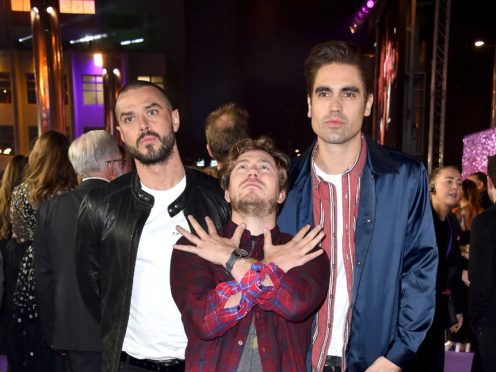 Busted are in the running to land their first number one album (Matt Crossick/PA)