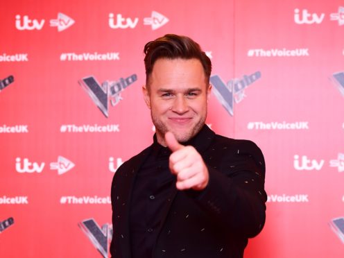 Olly Murs danced in the snow (Ian West/PA)