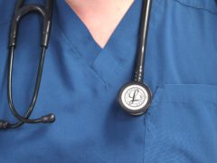 A nurse with a stethoscope (Lynne Cameron/PA)
