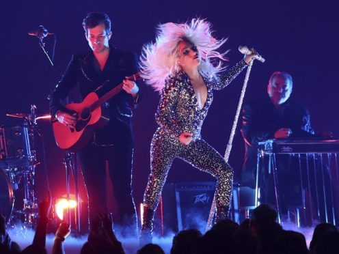 Lady Gaga performs Shallow at the Grammys (Matt Sayles/AP)